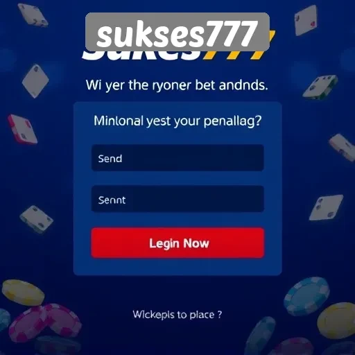 Proses Pendaftaran yang Mudah di Situs Sukses777